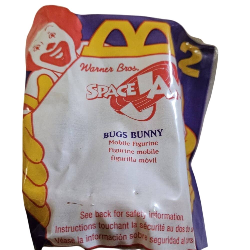 1996 McDonalds Space Jam Bugs Bunny 2  New in Package